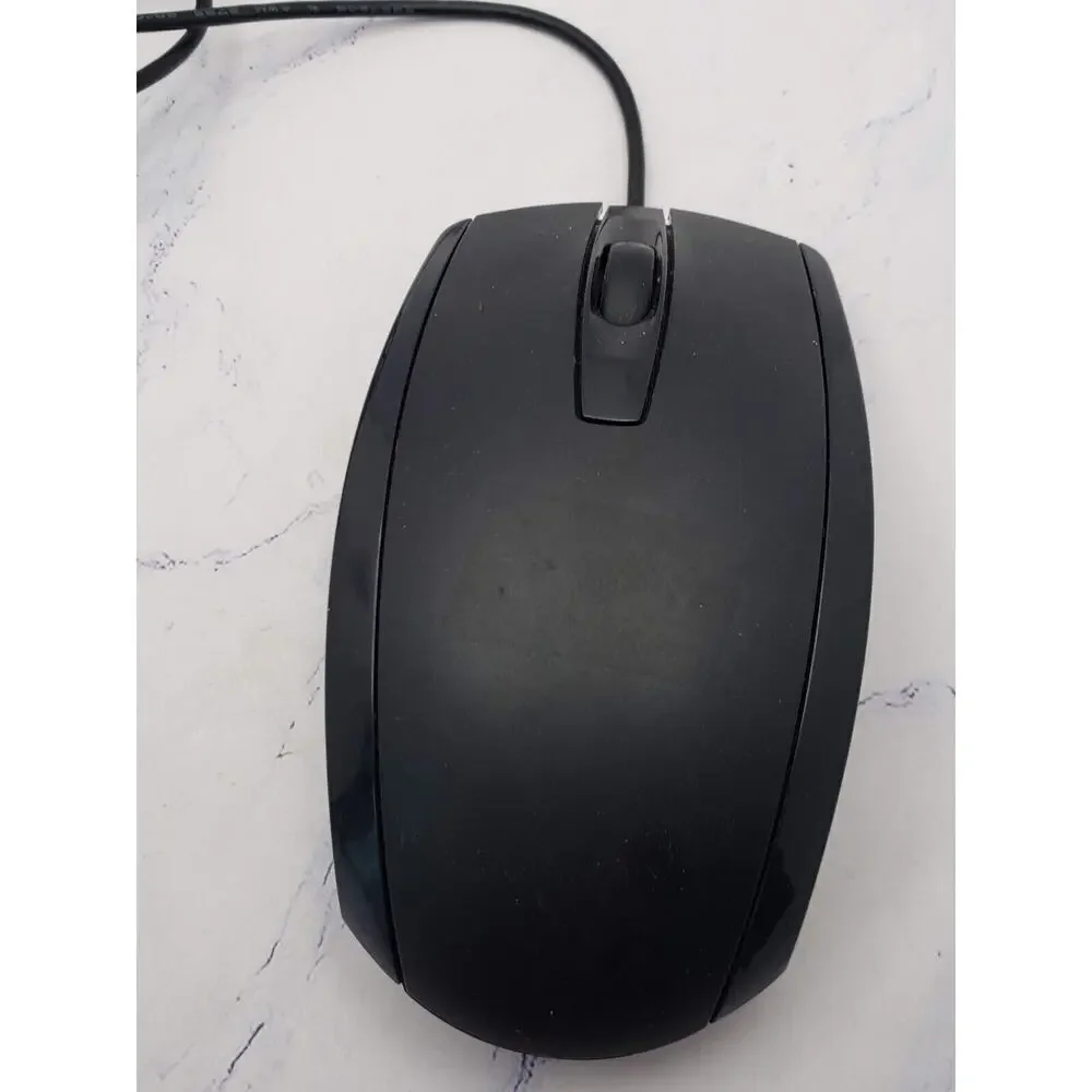 Genuine HP MSU0923 USB Wired Optical Mouse 697738-001 Black Tested